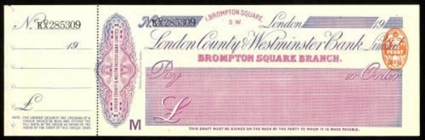 Picture of London County & Westminster Bank Ltd., London, Brompton Square, 19(11)