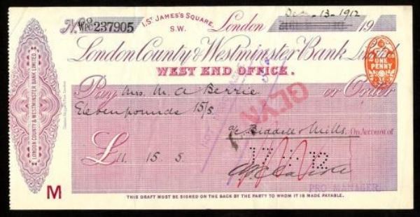 Picture of London County & Westminster Bank Ltd., London, West End Office, 19(12)