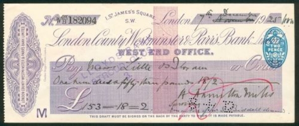 Picture of London County Westminster & Parr's Bank, West End Office, 19(21)