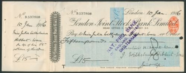 Picture of London Joint Stock Bank Ltd., 5 Princes Street, E.C., 191(6)