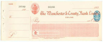 Picture of Manchester & County Bank  Ltd., Colne, 192(4)