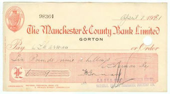 Picture of Manchester & County Bank  Ltd., Gorton, 192(31)