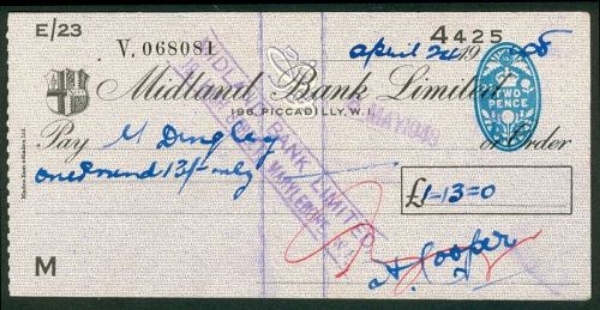 Picture of Midland Bank Ltd., 196, Piccadilly, W.1, 19(48), type 8