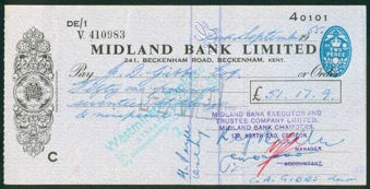 Picture of Midland Bank Ltd., 241, Beckenham Road, Kent, 19(55), type 13