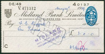 Picture of Midland Bank Ltd., 49 Croydon Road, Elmers End, Beckenham Kent, 19(59), type 9