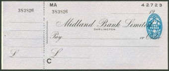 Picture of Midland Bank Ltd., Darlington, 19(42), type 6