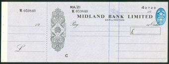 Picture of Midland Bank Ltd., Darlington, 19(52), type 13