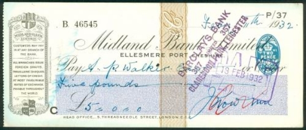Picture of Midland Bank Ltd., Ellesmere Port, Cheshire, 19(32), type 3a