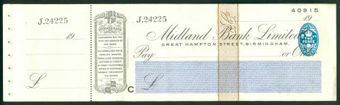 Picture of Midland Bank Ltd., Great Hampton Street, Birmingham, 19(32), type 3b
