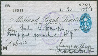 Picture of Midland Bank Ltd., Maida Vale, W.9, 19(37), type 6