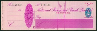 Picture of National Provincial Bank Ltd., Hereford,  19(37), type 16d