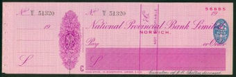Picture of National Provincial Bank Ltd., Norwich, 19(41), type 16d