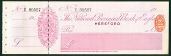 Picture of National Provincial Bank of England Ltd., Hereford, 19(03), type 11c