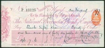 Picture of National Provincial Bank of England Ltd., London Street, Norwich, 18(97), type 10a