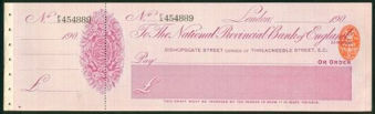 Picture of National Provincial Bank of England Ltd., London, Bishopsgate Street, 190(2), type 12a