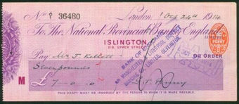 Picture of National Provincial Bank of England Ltd., London, Islington,  19(14), type 12b