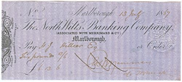 Picture of North Wilts Banking Co., Marlborough, Merrimans & Co., 18(67)