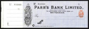Picture of Parr's Bank Limited, Whitehaven, Whitehaven Joint Stock Bank, 19(11)
