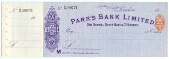 Picture of Parr's Bank Ltd., 1 Cavendish Square, London, Sir Samuel Scott Bart & Co., 19(08)