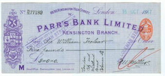 Picture of Parr's Bank Ltd., 88/90 Kensington High St., London, 19(17)