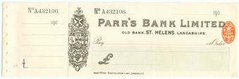 Picture of Parr's Bank Ltd., Old Bank, St. Helens, Lancashire, 190(4)