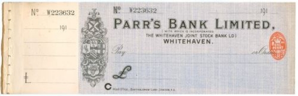 Picture of Parr's Bank Ltd., Whitehaven, The Whitehaven Joint Stock Bank Ltd., 191(4)