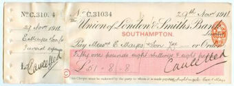 Picture of Union of London & Smiths Bank Limited, Southampton, 191(1)