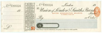 Picture of Union of London & Smiths Bank Ltd., South Kensington, London, 19(07)