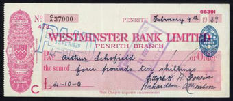 Picture of Westminster Bank Ltd., Penrith, 19(39), type 3b