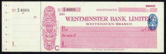 Picture of Westminster Bank Ltd., Whitehaven, 19(37), type 3b