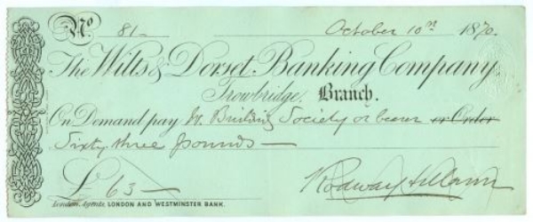 Picture of Wilts & Dorset Banking Co. Ltd., Trowbridge, 18(70)