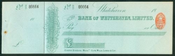 Picture of Bank of Whitehaven Ltd., Whitehaven, 18(92)