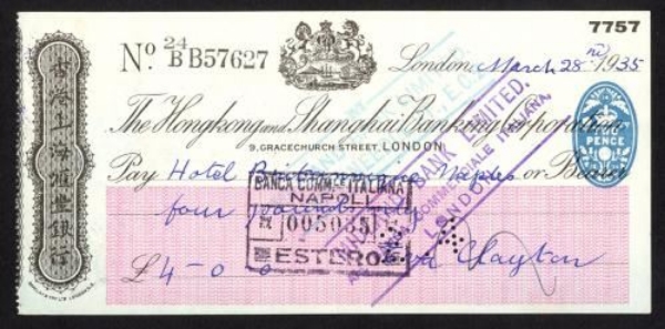 Picture of Hongkong and Shanghai Banking Corporation, London, 19(35)