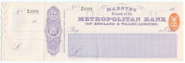 Picture of Metropolitan Bank (of England & Wales) Ltd., Maesteg, 18(95)