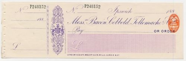 Picture of Messrs Bacon, Cobbold, Tollemache & Co., Ipswich, 188(8)