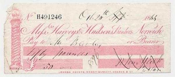 Picture of Messrs Harveys & Hudsons, Norwich, 18(66)