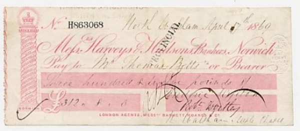 Picture of Messrs Harveys & Hudsons, Norwich, 18(69)