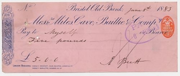 Picture of Messrs Miles, Cave, Baillie & Co., Bristol Old Bank, 18(81)