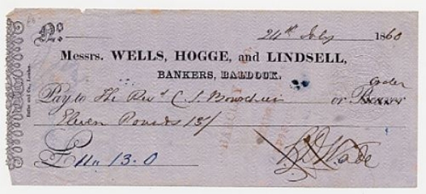 Picture of Messrs Wells, Hogge, and Lindsell, Baldock, 18(60)