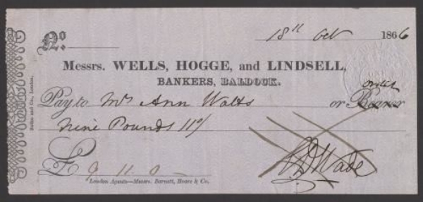 Picture of Messrs Wells, Hogge, and Lindsell, Baldock, 186(4)