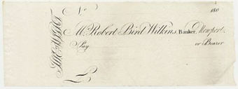 Picture of Mr. Robert Bird Wilkins, Newport I.O.W., 180-
