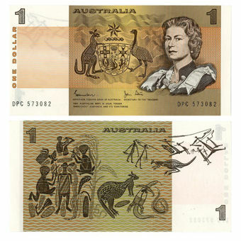 Picture of Australia, 1 dollar P42d Unc