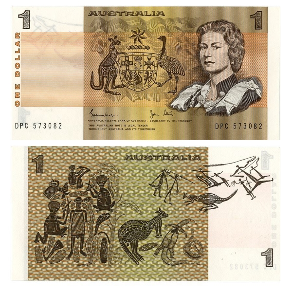 Picture of Australia, 1 dollar P42d Unc