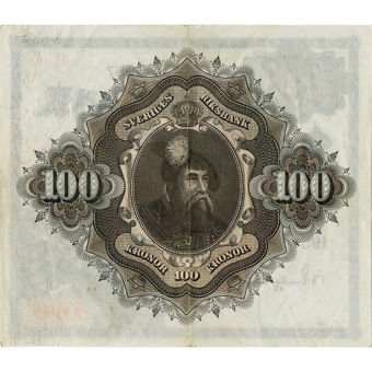 Picture of Sweden, Square 100 kroner (P45/8) VF/GVF