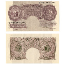 Picture of Wartime Mauve 10 shillings EF
