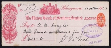 Picture for category Scottish cheques