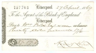 Picture for category English cheques
