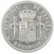 Picture of Spain, 5 pesetas, Alfonso XII, 1877-81. Fine or better