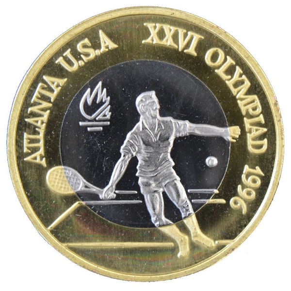 Picture of Romania, Tennis Bi-metallic