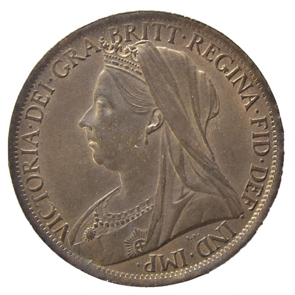 Picture of 1901, Victoria, 'Old Head' Penny. UNC/BU